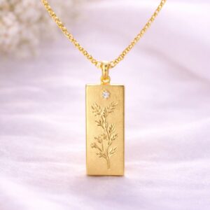 Floreva-Bar-Golden-Necklace