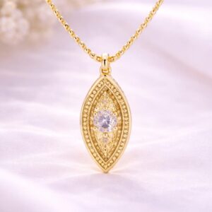 Marisel-Marquise-Golden-Necklace