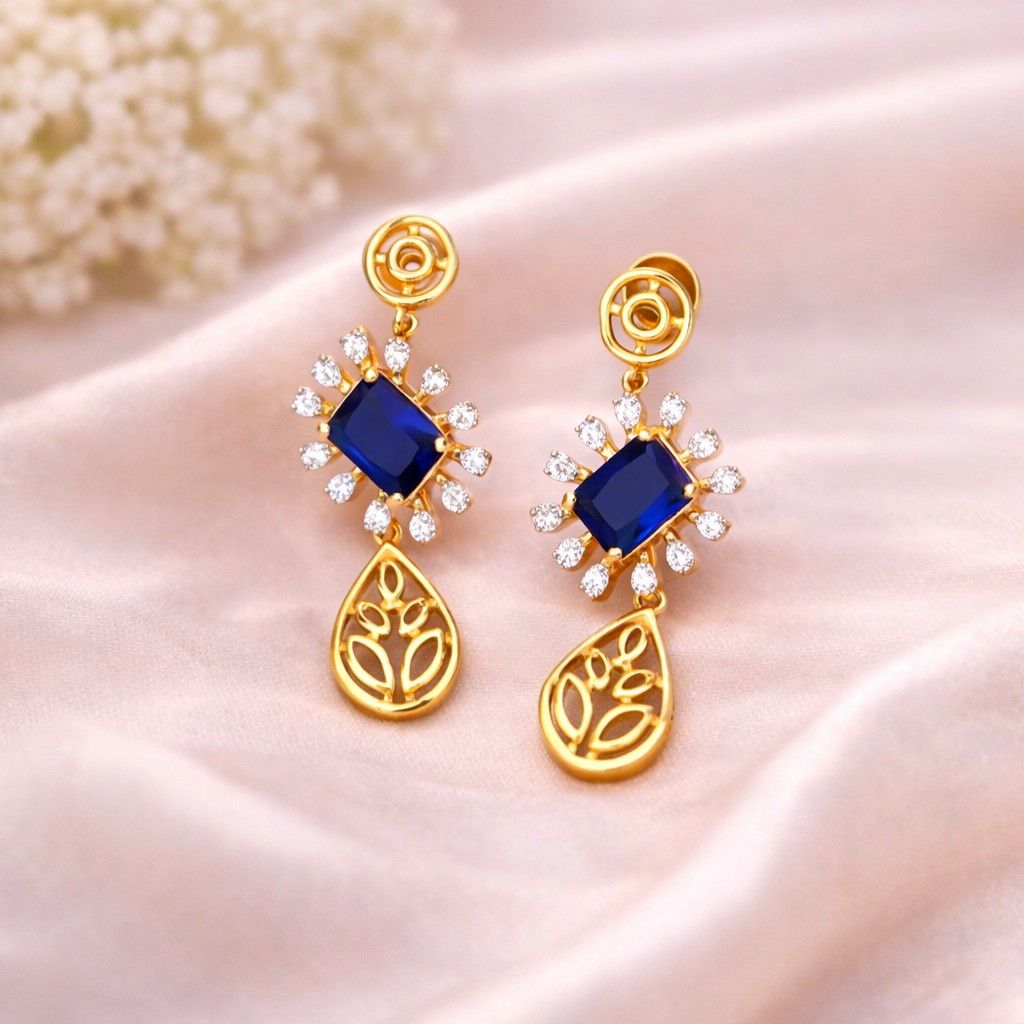 Sapphirea-Royale-Golden-Earrings