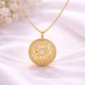 Solara-Sunburst-Golden-Necklace